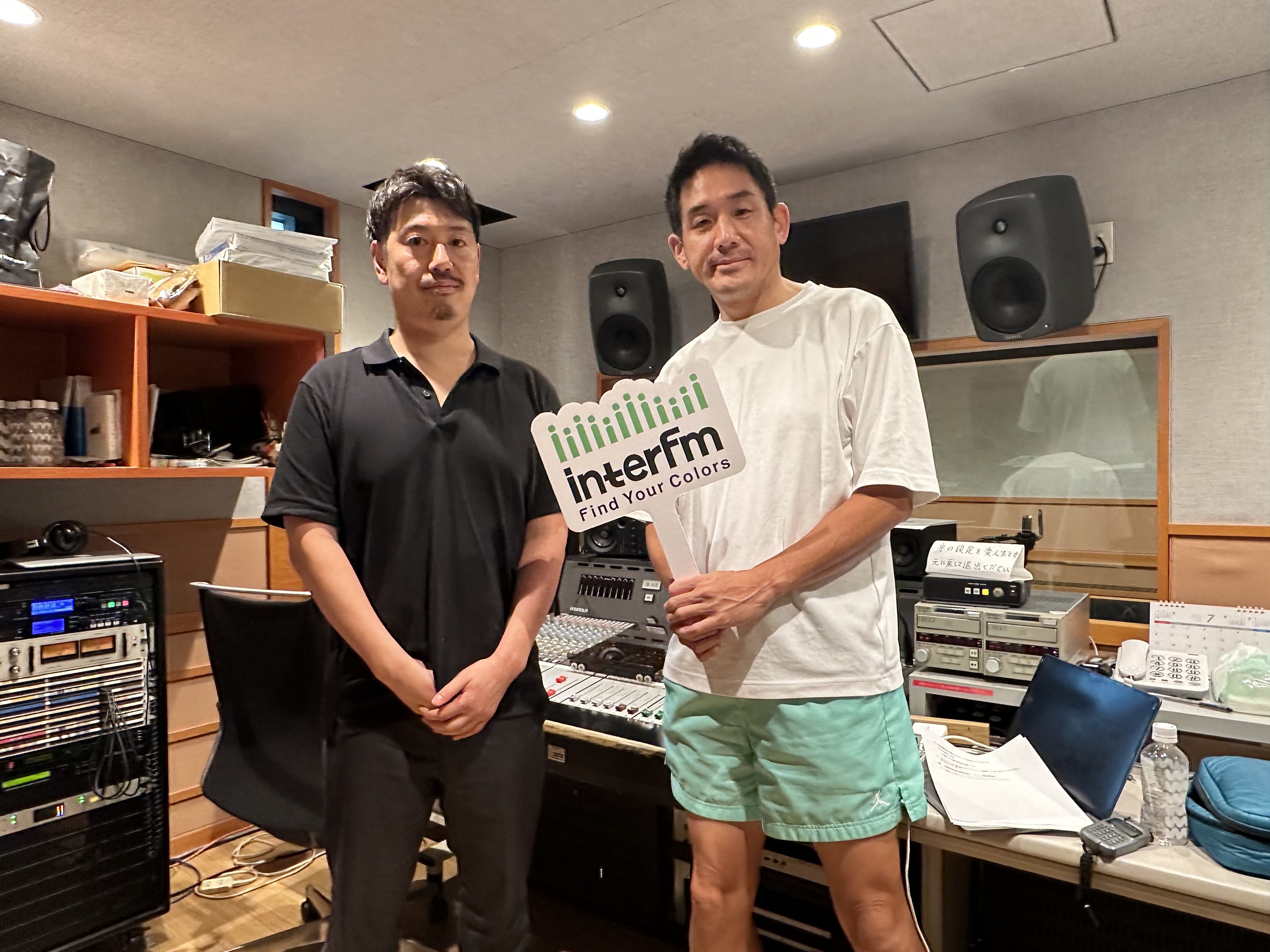 interfm「ビジプロ」撮影風景